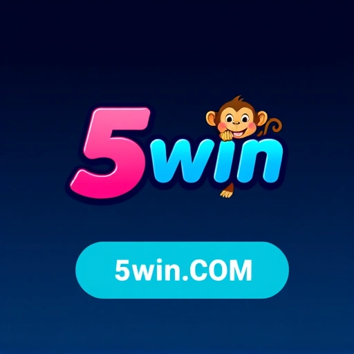 Imagem promocional da 5win mostrando a plataforma de cassino online, interface de jogos e vantagens exclusivas